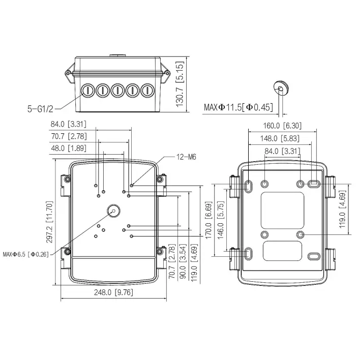 UCHWYT KAMERY PFA6400S DAHUA