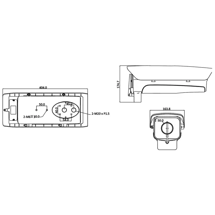 OBUDOWA ZEWNĘTRZNA UCHYLNA PFH610N-IR-W-V2 DAHUA