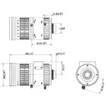 OBIEKTYW ZOOM IR MEGA-PIXEL PFL1575-A12D 4K UHD 15 ... 75 mm DC DAHUA