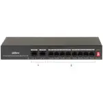 SWITCH POE PFS3010-8ET-65 8-PORTOWY DAHUA