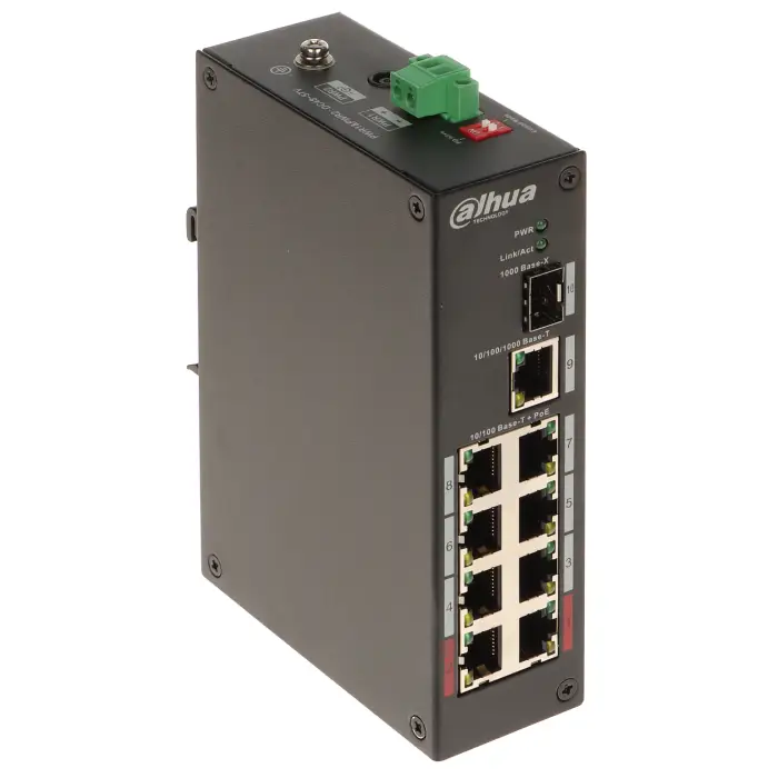 SWITCH PRZEMYSŁOWY POE PFS3110-8ET-96-V2 8-PORTOWY SFP DAHUA