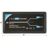 SWITCH POE / EXTENDER PFT1320 3-PORTOWY