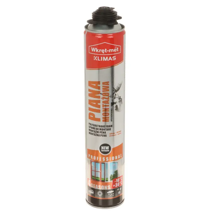 PIANA MONTAŻOWA PMPL-750 NISKOROZPRĘŻNA PUSZKA 750 ml WKRĘT-MET KLIMAS