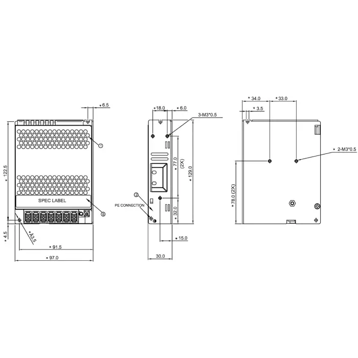 ZASILACZ IMPULSOWY PMT-24V100W2BA Delta Electronics