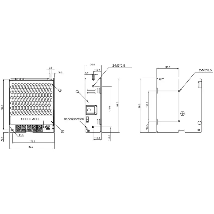 ZASILACZ IMPULSOWY PMT-24V50W2BA Delta Electronics