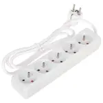 LISTWA ZASILAJĄCA PR-1.5M-5G/W (5 GNIAZD) 1.3 m