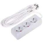 LISTWA ZASILAJĄCA PR-3M-3G/W (3 GNIAZDA) 2.8 m