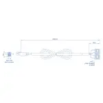 KABEL ZASILAJĄCY PR2FK20M 2.0 m Teltonika