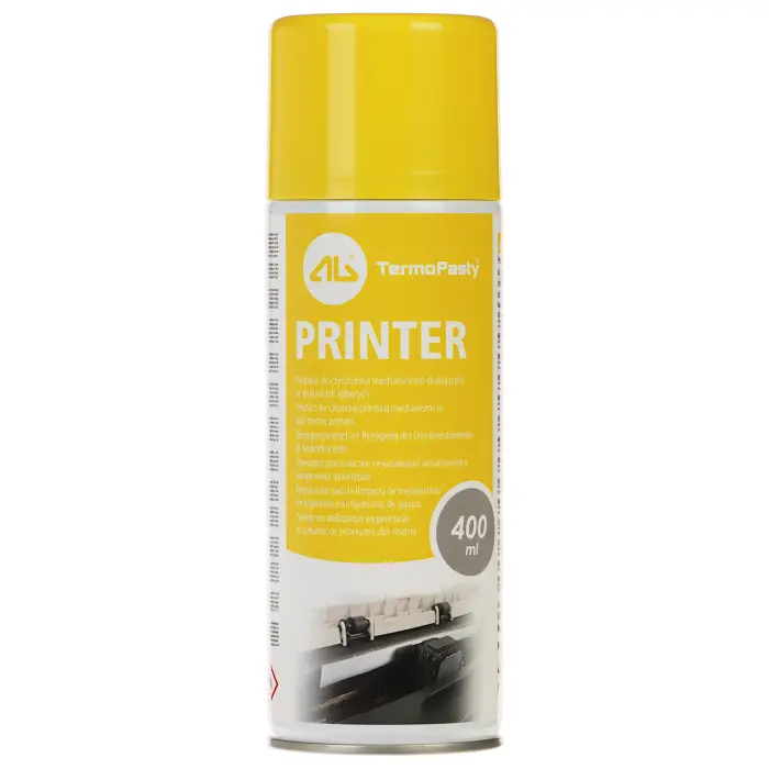 PREPARAT CZYSZCZĄCY DO DRUKAREK PRINTER-CLEANER/400 SPRAY 400 ml AG TERMOPASTY
