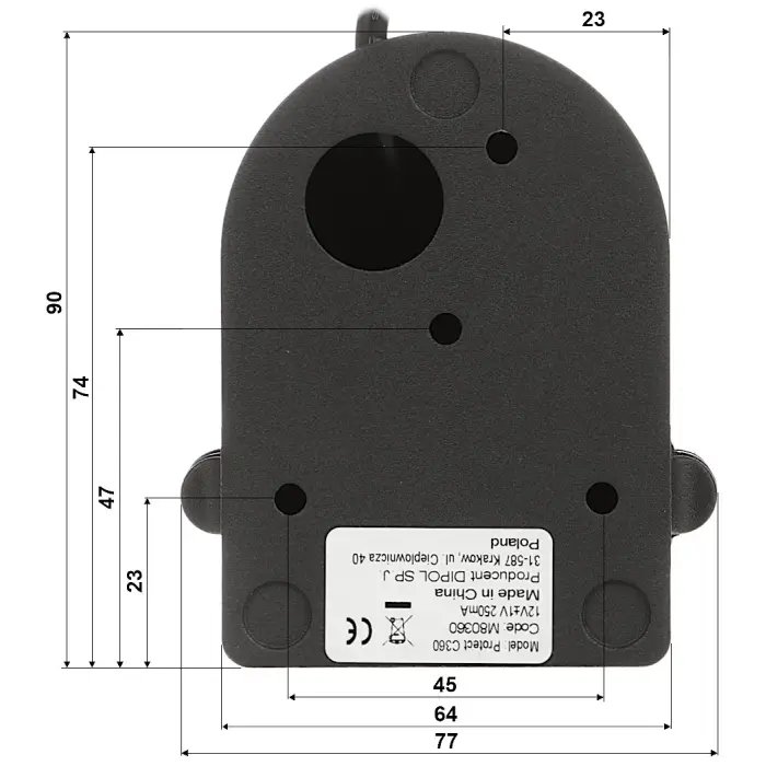 MOBILNA KAMERA AHD PROTECT-C360 - 1080p 3.6 mm