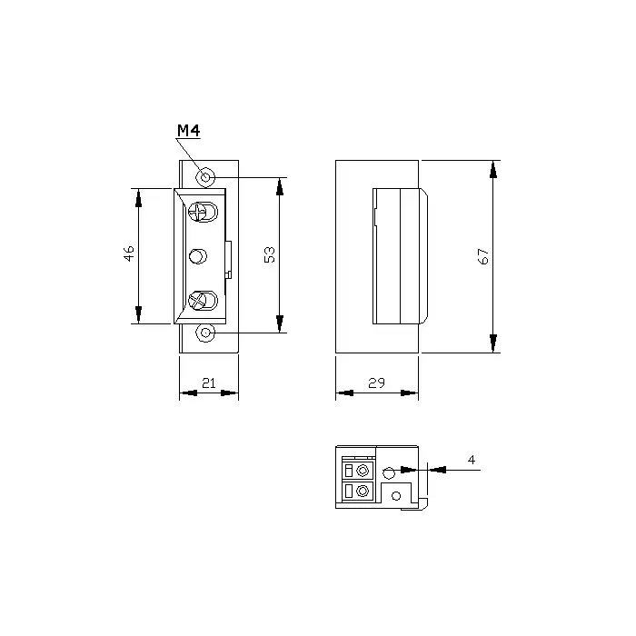 ZACZEP ELEKTROMAGNETYCZNY R4-12.13 REWERSYJNY