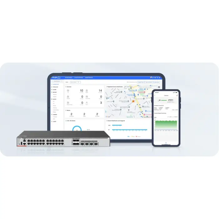 SWITCH POE RG-CS86-24XMG4XS4VS-UPD 24-PORTOWY SFP+ RUIJIE