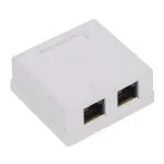 GNIAZDO KOŃCOWE RJ45-2G1/6 PODWÓJNE