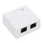 GNIAZDO KOŃCOWE RJ45-2G2 PODWÓJNE