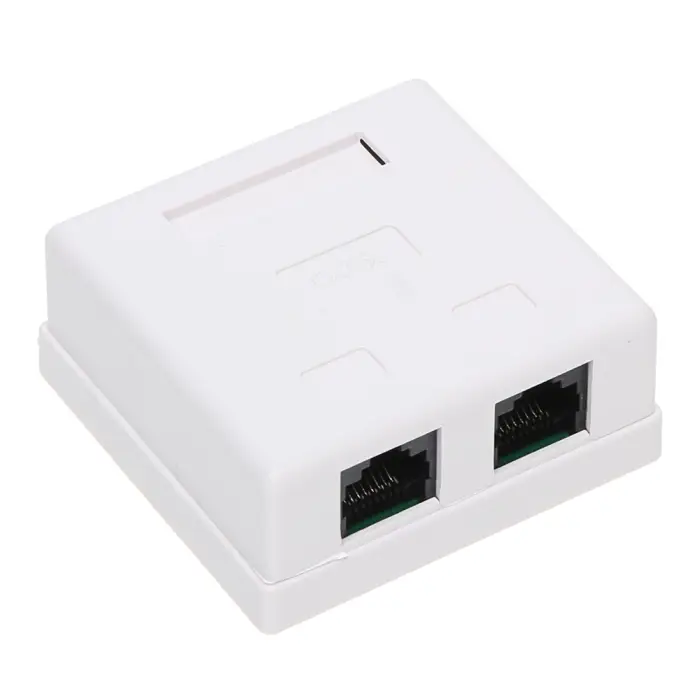 GNIAZDO KOŃCOWE RJ45-2G2 PODWÓJNE