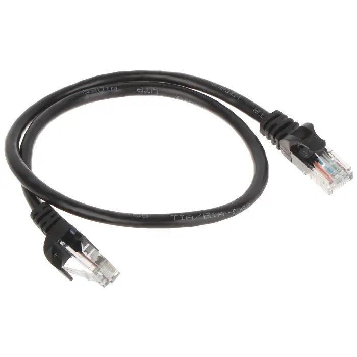 PATCHCORD RJ45/0.5-BLACK 0.5 m