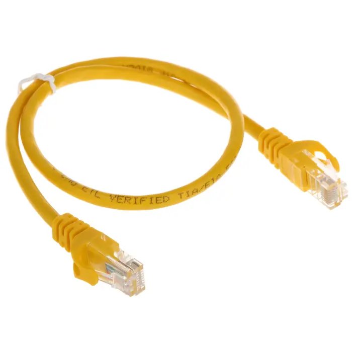 PATCHCORD RJ45/0.5-YELLOW 0.5 m