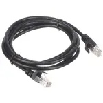 PATCHCORD RJ45/1.8-BLACK 1.8 m