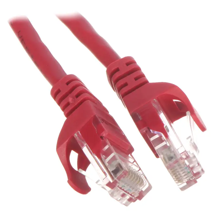 PATCHCORD RJ45/1.8-RED 1.8 m