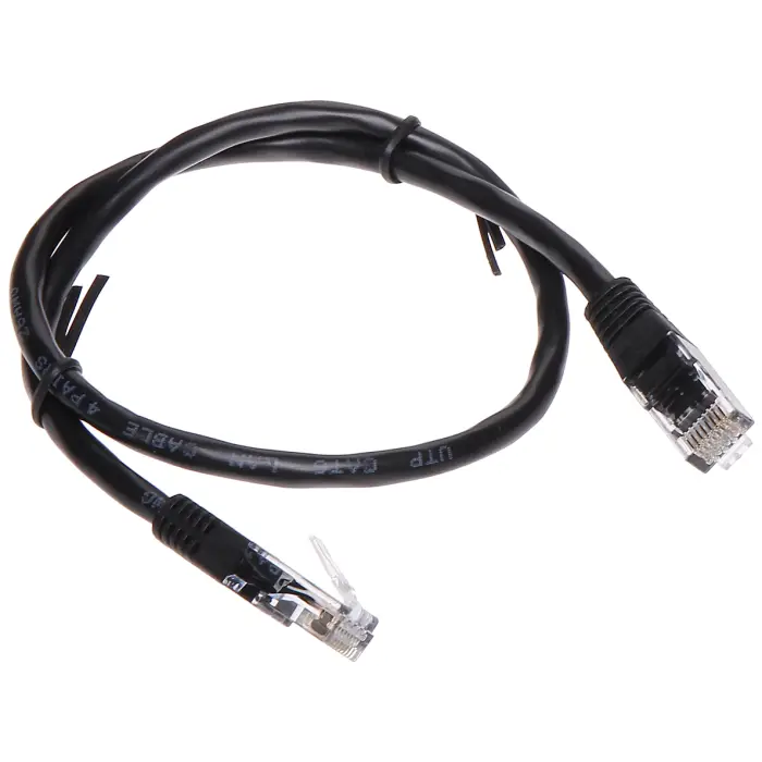 PATCHCORD RJ45/6/0.5-BLACK 0.5 m