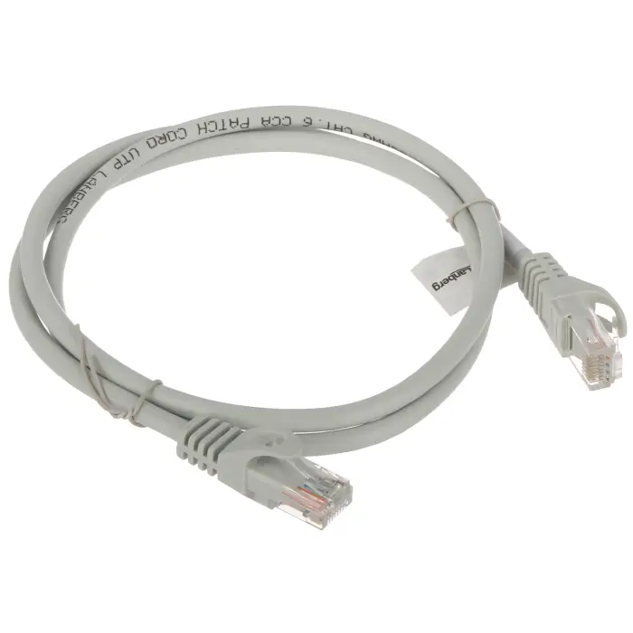 PATCHCORD RJ45/6/1.0-GREY 1.0 m Lanberg
