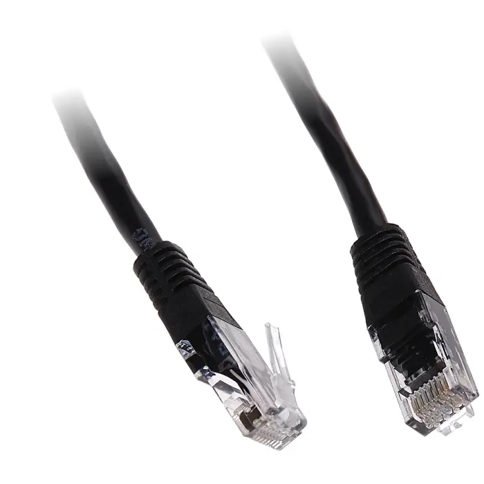 PATCHCORD RJ45/6/1.5-BLACK 1.5 m