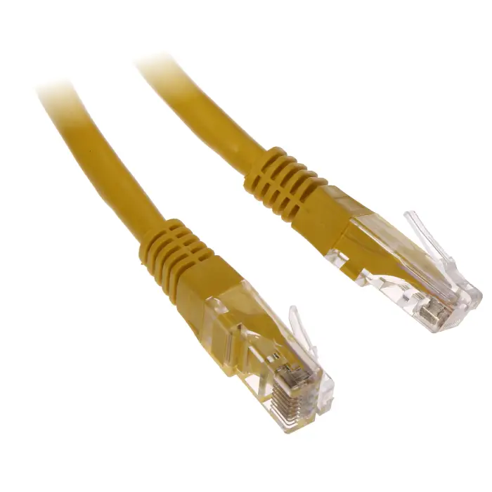 PATCHCORD RJ45/6/1.5-YELLOW 1.5 m