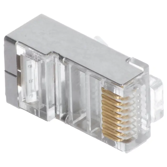 WTYK MODULARNY EKRANOWANY RJ45/EKRAN*P10