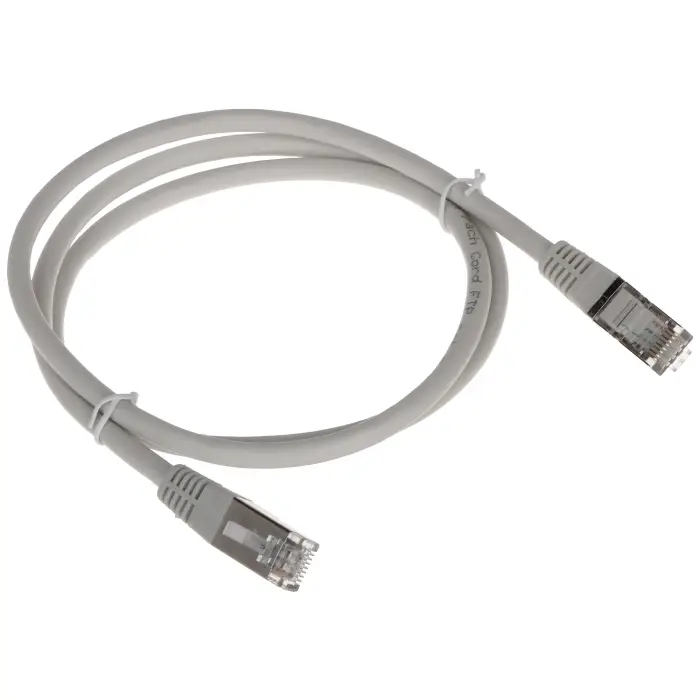 PATCHCORD RJ45/FTP6/1.0-GY 1.0 m