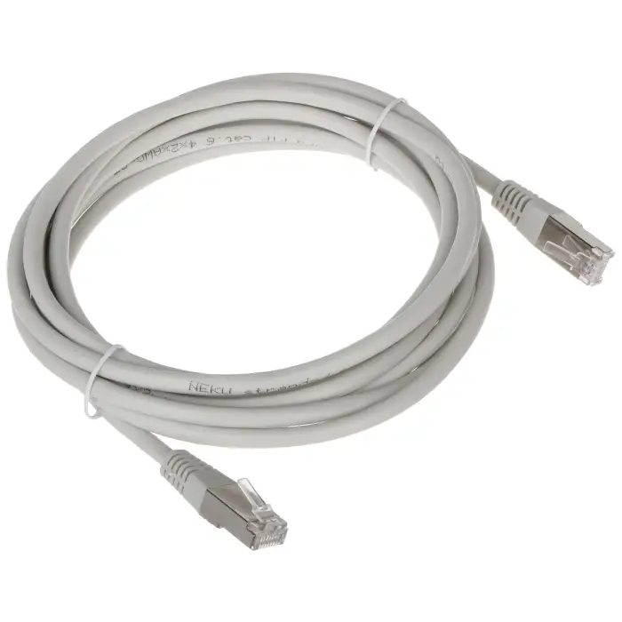 PATCHCORD RJ45/FTP6/3.0-GY 3.0 m