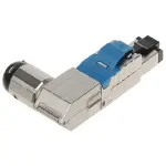 WTYK MODULARNY KĄTOWY EKRANOWANY RJ45/FTP6A-HAND-KAT