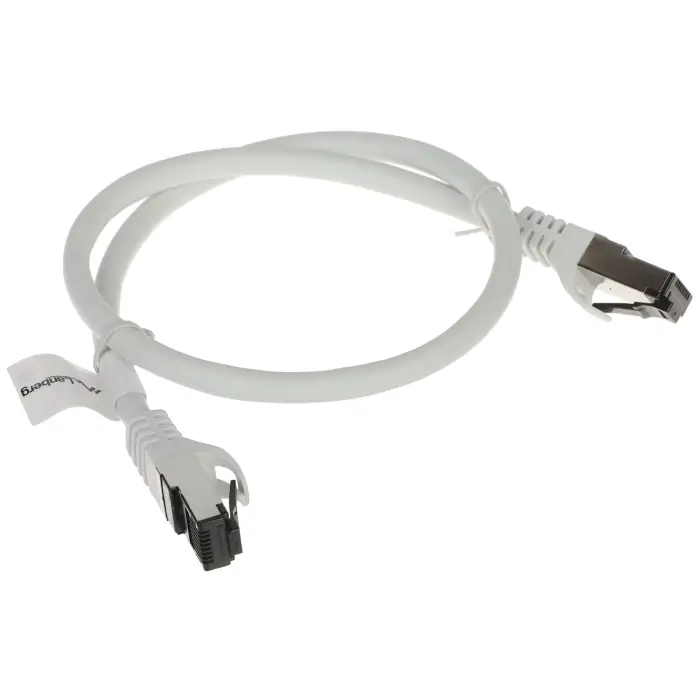 PATCHCORD RJ45/SFTP/8.1/0.5-GREY 0.5 m Lanberg