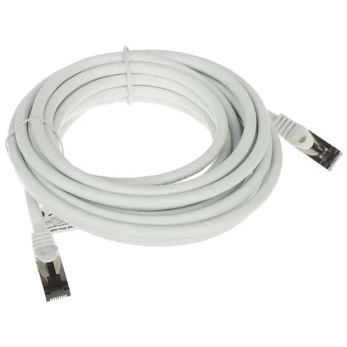 PATCHCORD RJ45/SFTP/8.1/5.0-GREY 5.0 m Lanberg