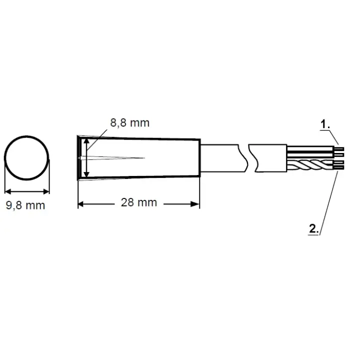 KONTAKTRON CYLINDRYCZNY S-2-BR SATEL