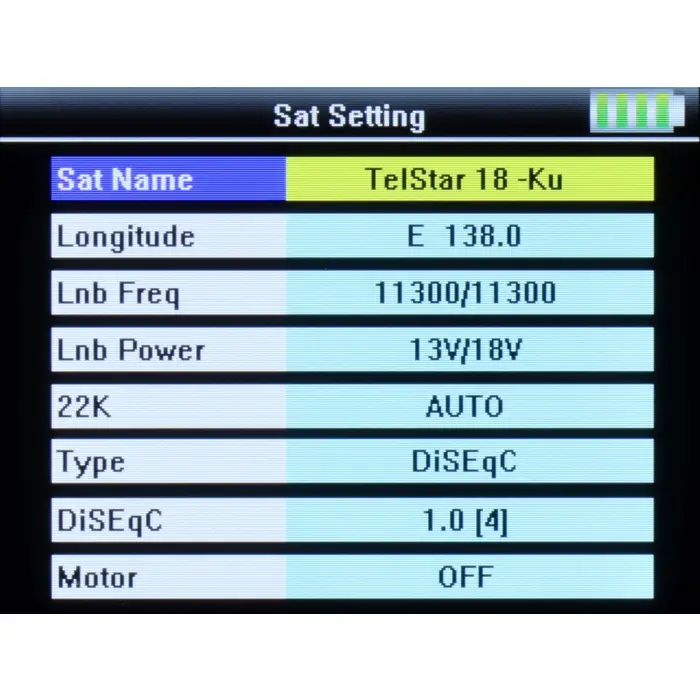 MIERNIK SATELITARNY S-21 DVB-S/S2/S2X Spacetronik