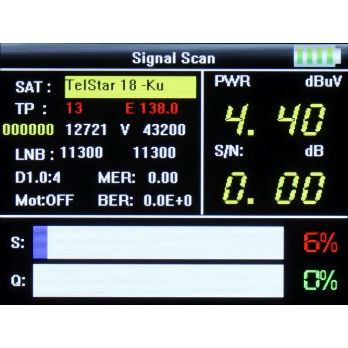 MIERNIK SATELITARNY S-21 DVB-S/S2/S2X Spacetronik