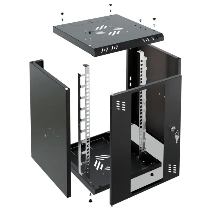 SZAFA RACK WISZĄCA S-RC10-9U-300GB STALFLEX