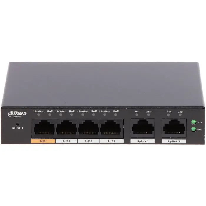 SWITCH POE S4100-4GT2GT-60-C 4-PORTOWY DAHUA