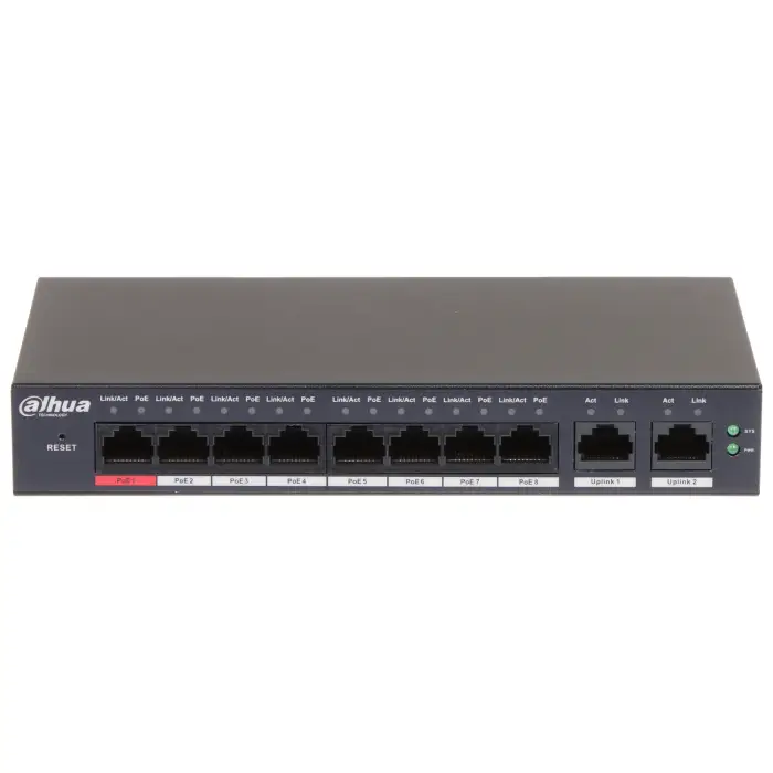 SWITCH POE S4100-8ET2GT-96-C 8-PORTOWY DAHUA