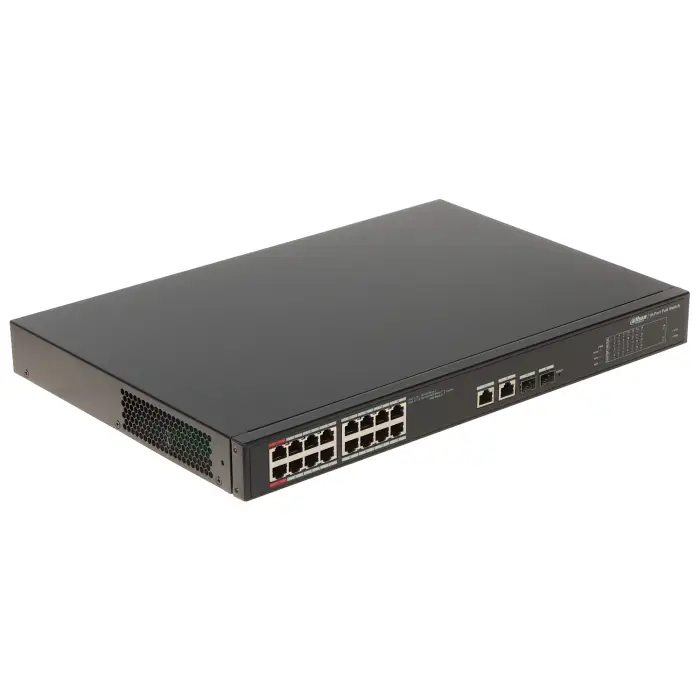 SWITCH PRZEMYSŁOWY POE S4101-16ET2GF-240-C 16-PORTOWY SFP DAHUA