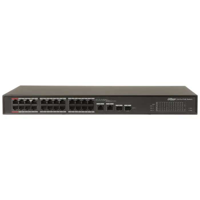 SWITCH PRZEMYSŁOWY POE S4101-24ET2GF-360-C 24-PORTOWY SFP DAHUA