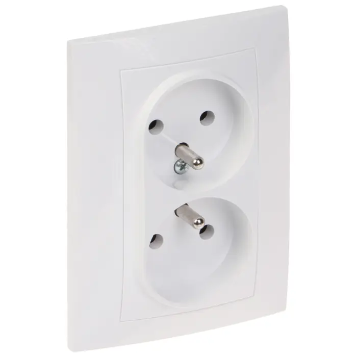 GNIAZDO PODWÓJNE SANTRA/4135-00/EPN 230 V 16 A Elektro-Plast