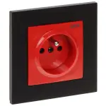 GNIAZDO POJEDYNCZE DATA Z RAMKĄ SANTRA/4142-19/EPN 230 V 16 A Elektro-Plast