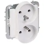 GNIAZDO PODWÓJNE SANTRA/4143-10/EPN 230 V 16 A Elektro-Plast