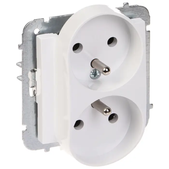 GNIAZDO PODWÓJNE SANTRA/4143-10/EPN 230 V 16 A Elektro-Plast