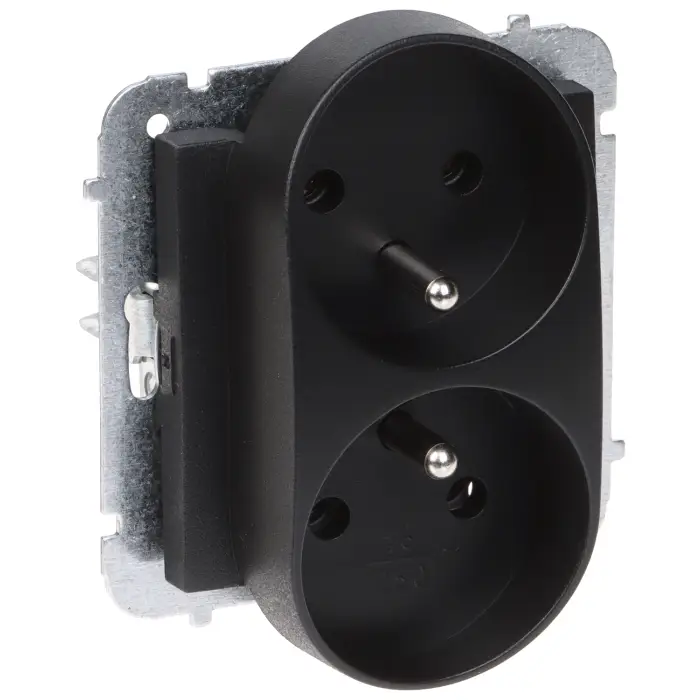 GNIAZDO PODWÓJNE SANTRA/4143-19/EPN 230 V 16 A Elektro-Plast