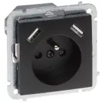 GNIAZDO POJEDYNCZE Z ZASILACZEM USB SANTRA/4188-19/EPN 230 V 16 A Elektro-Plast