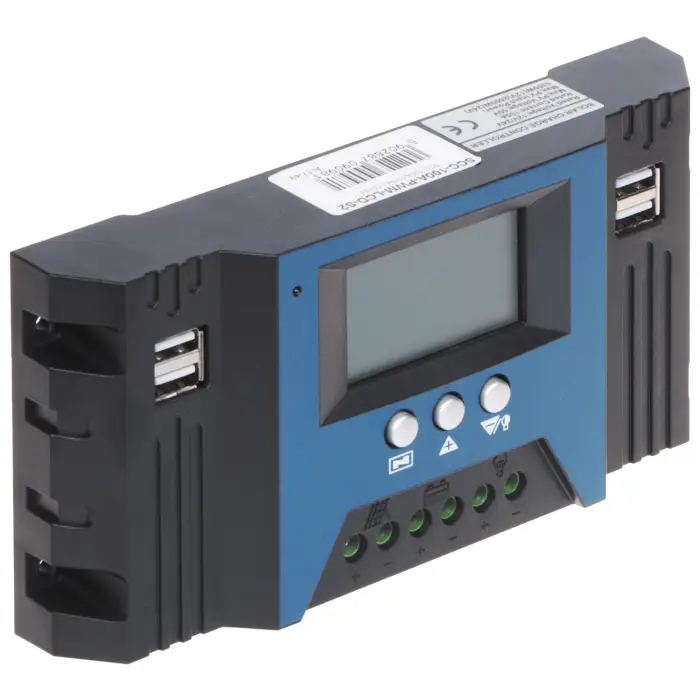 REGULATOR SOLARNY ŁADOWANIA AKUMULATORÓW SCC-100A-PWM-LCD-S2