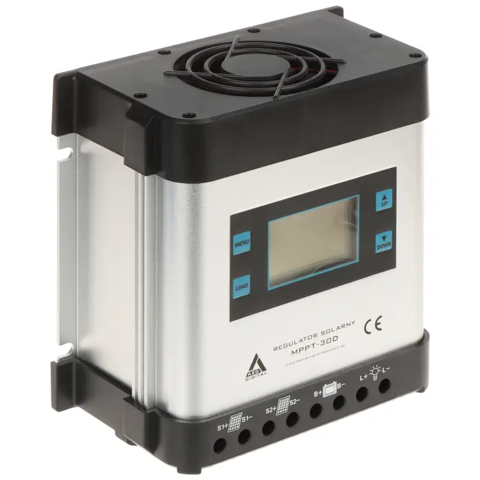REGULATOR SOLARNY ŁADOWANIA AKUMULATORÓW SCC-30A-MPPT-LCD AZO Digital