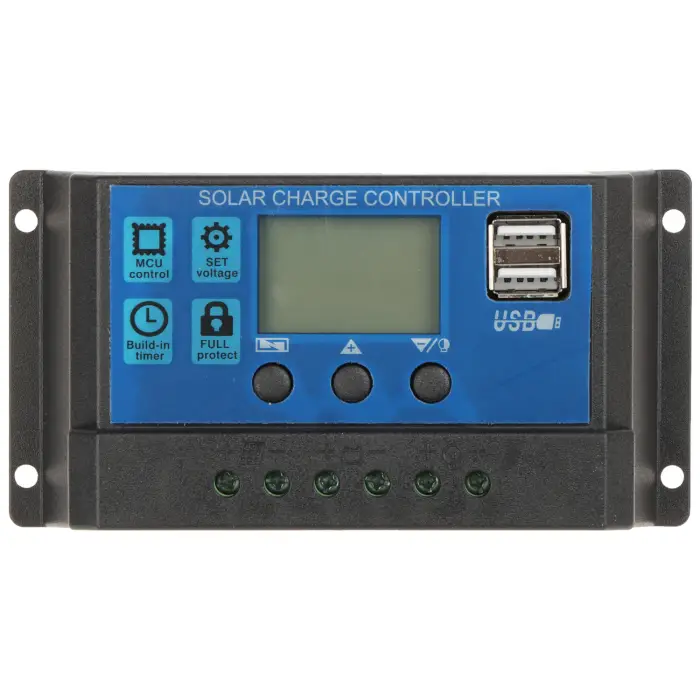 REGULATOR SOLARNY ŁADOWANIA AKUMULATORÓW SCC-30A-PWM-LCD-S2